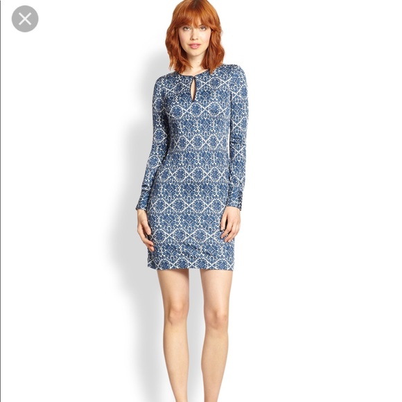 tory burch silk dress